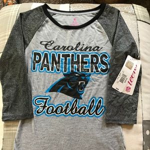 Carolina Panthers T w/ bLiNg NEW w/tags DARLING!
